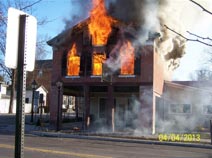 Milford, PA fire