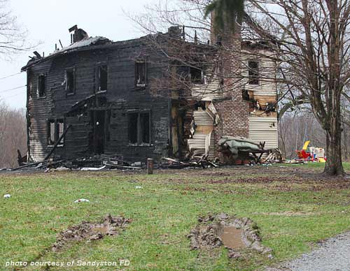 House Fire Remains, NJ