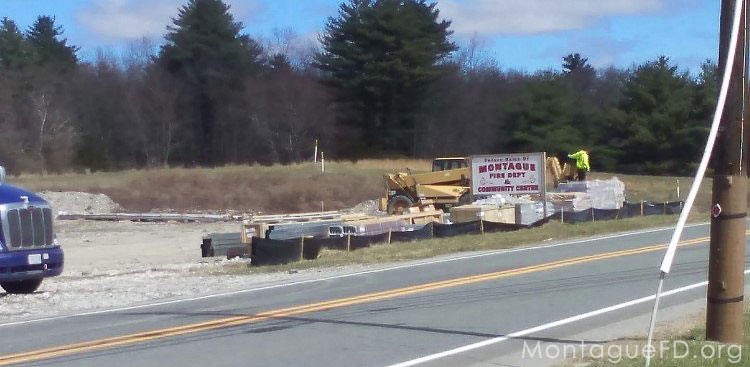 Steel Delivery for the Future Firehouse & Community Center